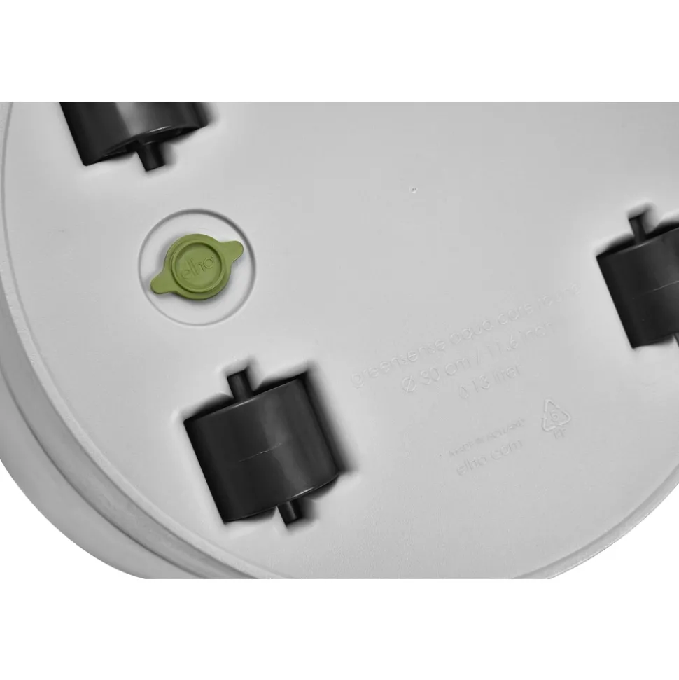 ELHO - Pot Greensense Aqua Care rond ciment à resevoir d'eau - D.30cm