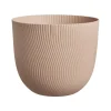 ELHO - Pot Sereh rond, coloris argile froide - D.39xH.33,3cm