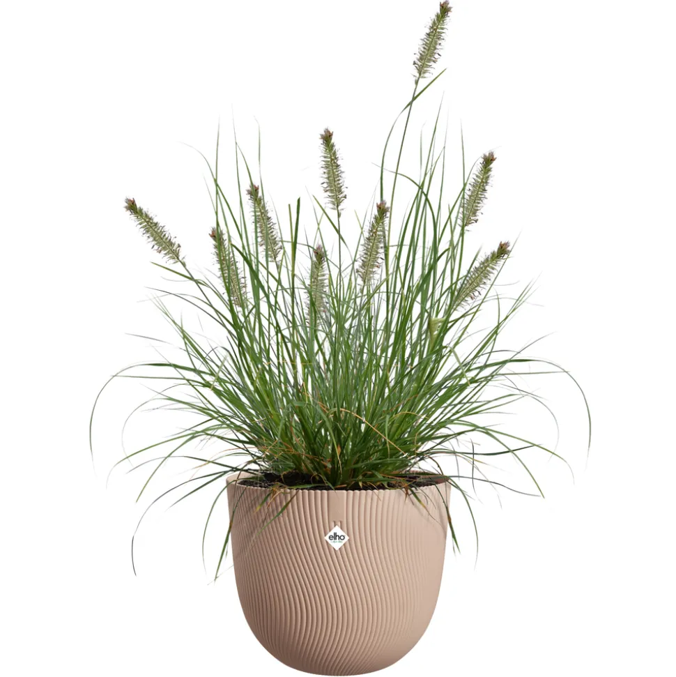 ELHO - Pot Sereh rond, coloris argile froide - D.39xH.33,3cm