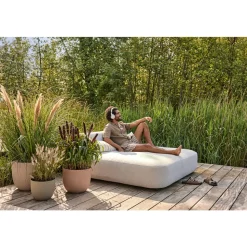 ELHO - Pot Sereh rond, coloris beige champignon - D.39xH.33,3cm