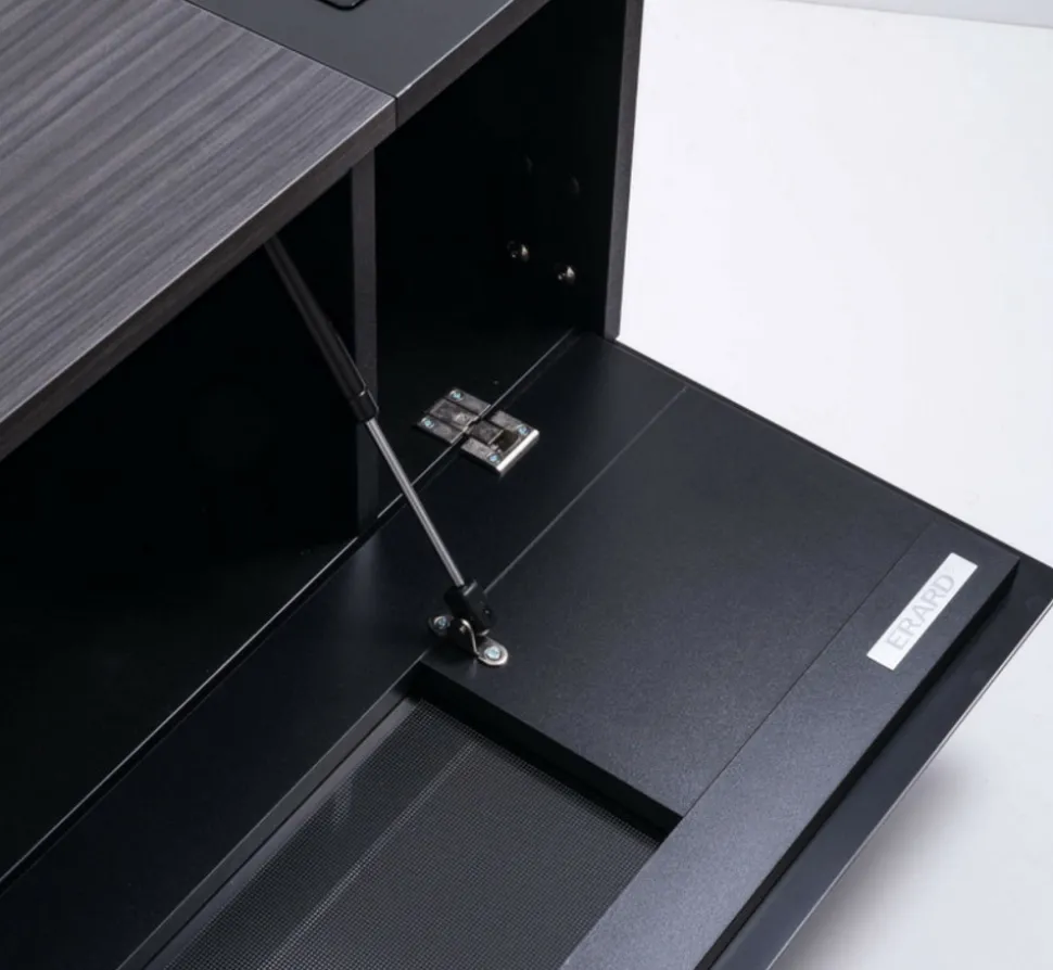 Erard meuble tv pour écran 40 à 75" + trappe + qi - 037611