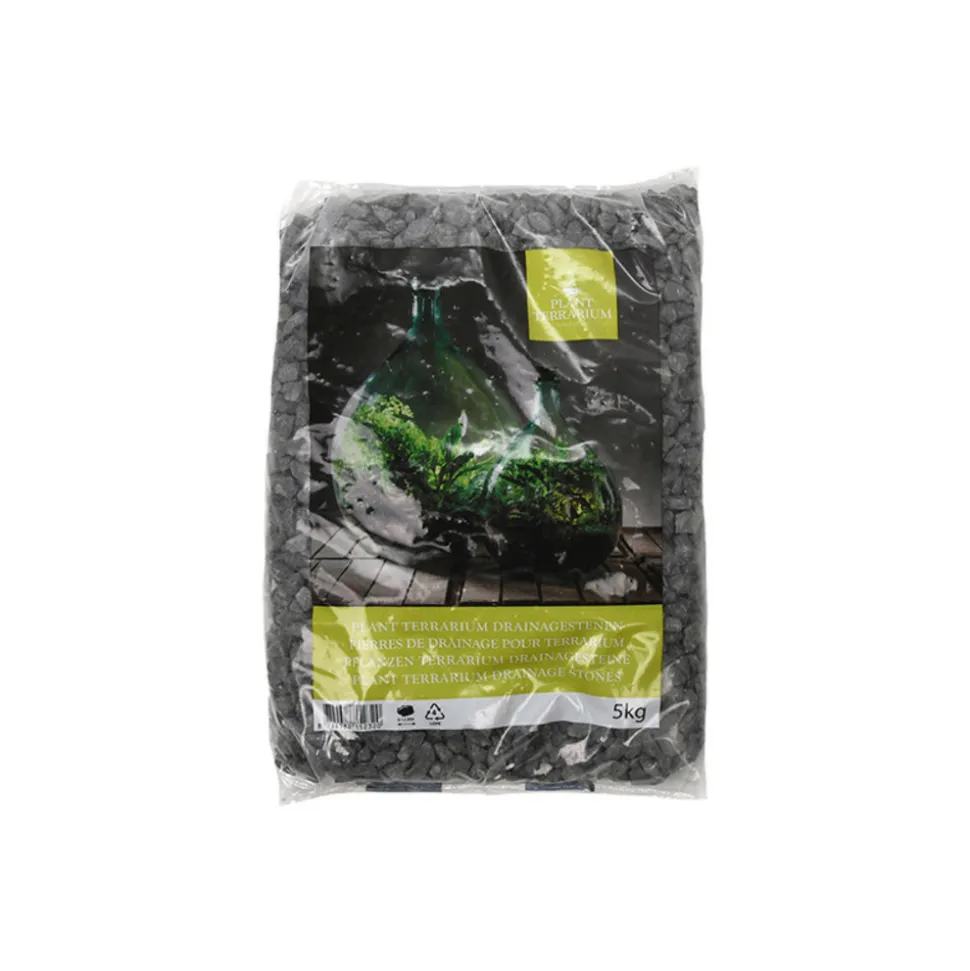 ESSCHERT DESIGN - Cailloux drainage terrarium foncés 5 kg