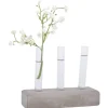 ESSCHERT DESIGN - Vases en tube à essai socle en béton