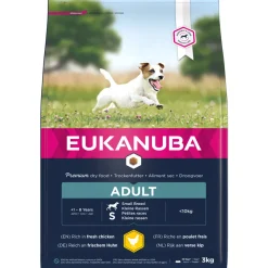 EUKANUBA - Croquettes au poulet, pour petit chien adulte - 3kg