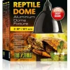 EXO TERRA - Exoterra dome fixture eclairage en aluminium pour reptile/amphibien taille large 21 cm