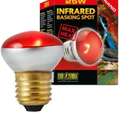 EXO TERRA - Lampe pour terrarium - exo terra - basking spot nano 25w - blanc - eclairage - reptile