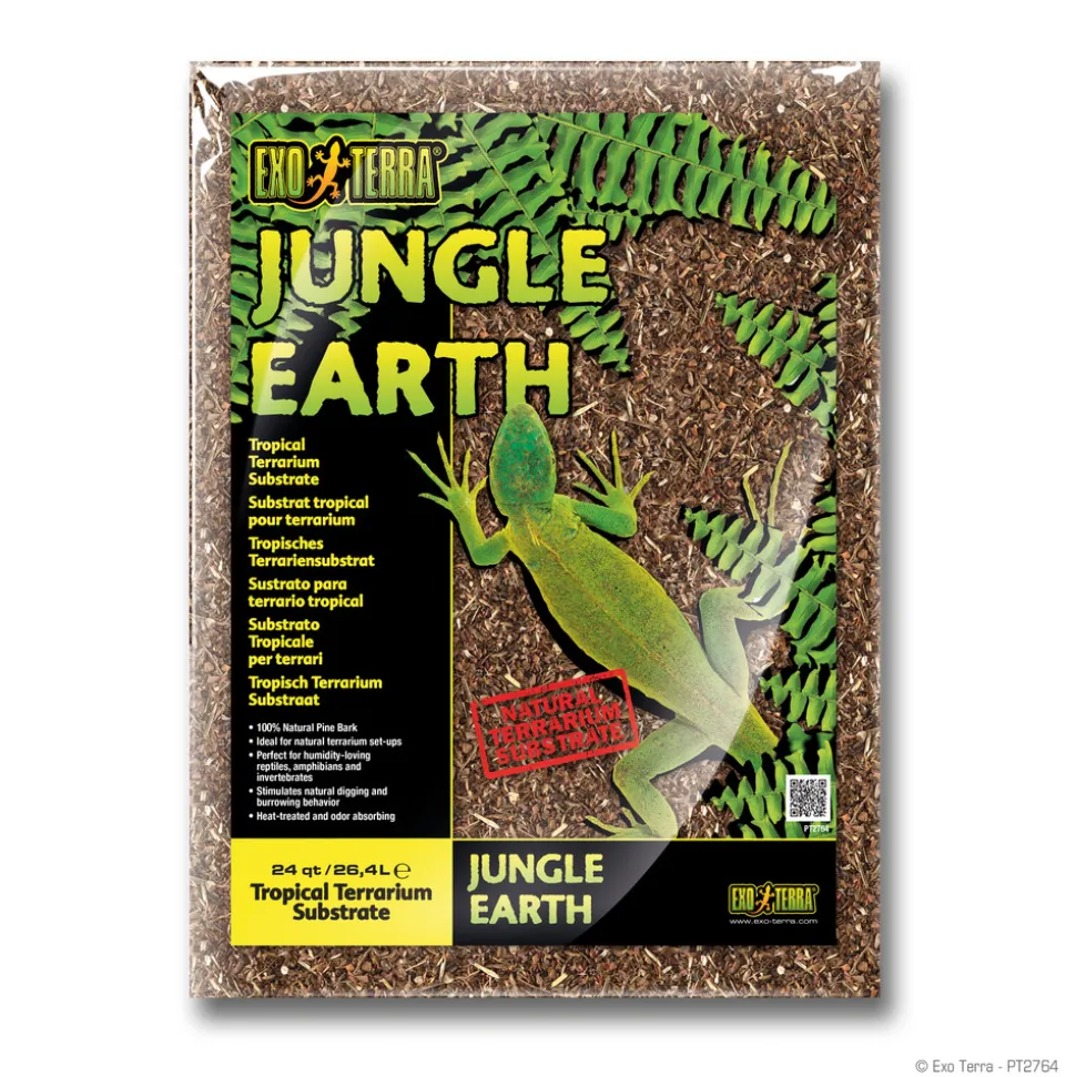 EXO TERRA - Substrat naturel jungle earth terrariums 8.8l