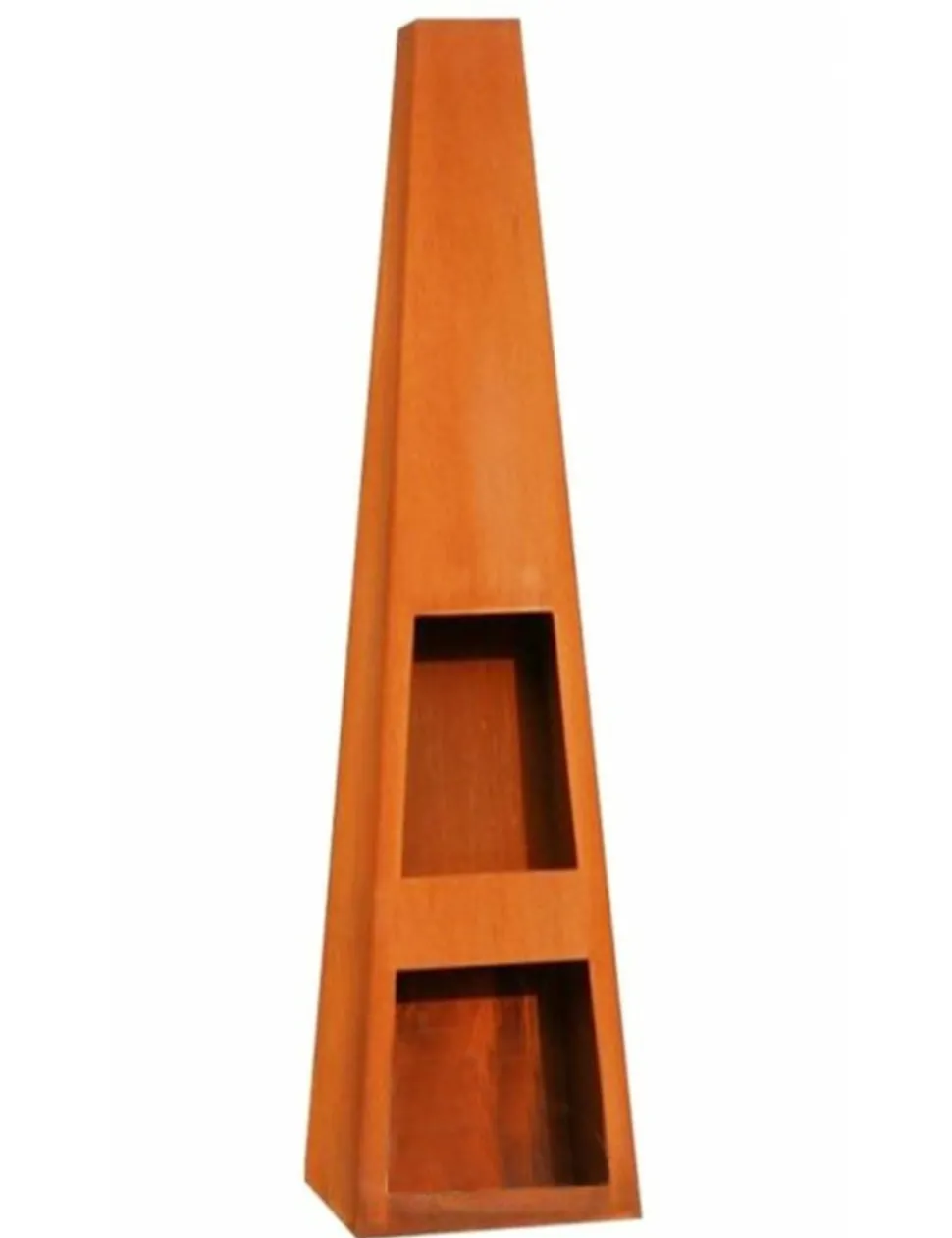 FARM COOK - Cheminée de jardin en acier texas 118x40x40 cm avec rangement-rouillé-rouillé--http://maisondelatendance.com/img/co/1001.jpg-
