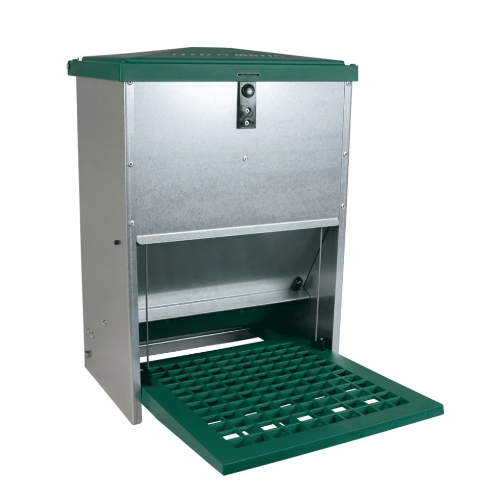 FEEDOMATIC - Mangeoire renforcée 12 kg, anti-rats pour 6 poules