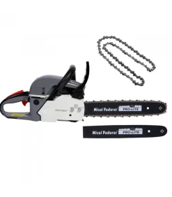 FERMIER - Tronçonneuse thermique 3,2cv 52cc, 2 guides et 2 chaines de 40cm - fermier gf-0908-s001-g01
