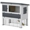 FERPLAST - Clapier grand lodge 120 plastique gris 57085360