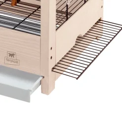 FERPLAST - Ferplast cage pour oiseaux en bois fsc giulietta 4, canaris, perruches et oiseaux exotiques, accessoires inclus
