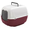 FERPLAST - Maison de toilette - bac a litiere pour chat prima - plastique - filtre a charbon a actif anti odeur -