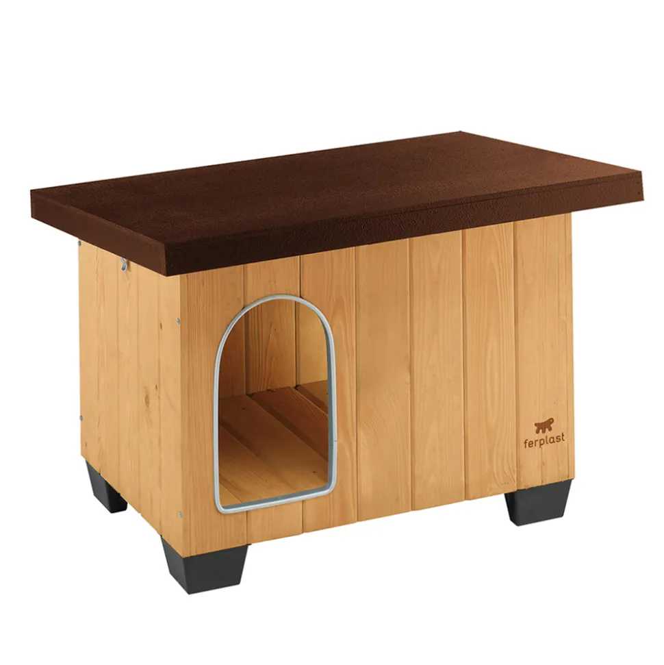 FERPLAST - Niche en bois Baita 60 marron, 73,5x59x52,5 cm