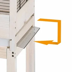 FERPLAST - Porte-cage à oiseaux pour giulietta 6 81 x 41 x 70cm 90106000