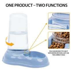 Ferplast distributeur de nourriture ou d'eau pour chiens et chats azimut 600, distributeur de nourriture sèche ou eau 0,6 litre,