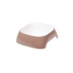 Ferplast gamelle pour chat glam - gamelle à nourriture et à eau pour chat en plastique à la mode, antidérapant, facile à nettoyer,