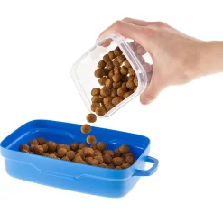 Ferplast pet ristò jeu de gamelles voyage chiens fermeture hermétique porte nourriture eau