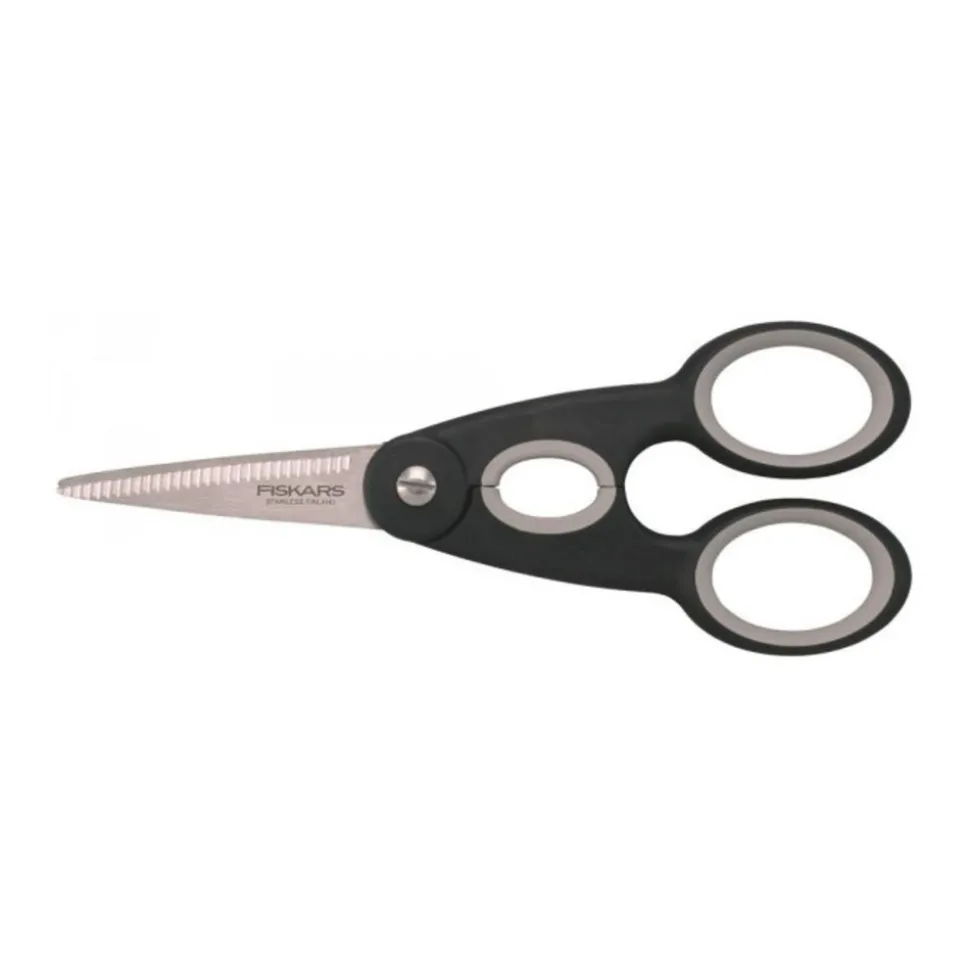 Fiskars ciseaux cuisine 2 en 1 - 1003034 noir