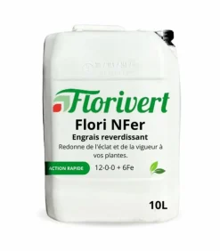FLORIVERT - Engrais gazon au fer flori nfer 12-0-0 6fe 10l pour reverdissement des plantes - florivert neg00989