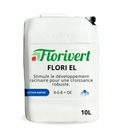 FLORIVERT - Engrais liquide flori el 8-6-8 oe 10l favorise le feuillage et les racines, pour arrosage ou pulvérisation - florivert