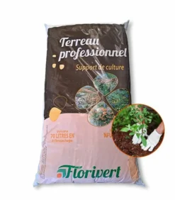 FLORIVERT - Substrat flori plantat. Mycor100 70l enrichi en engrais, pour plantations et rétention d'eau - florivert neg01618