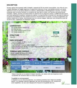 FLORIVERT - Terreau complet prêt à l'emploi flori fleurissement pae 70l, idéal pour pots et balcon - florivert neg01617