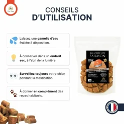 FRANCE CROQUETTES - Bouchées au saumon 500g - france croquettes