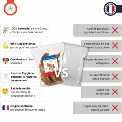 FRANCE CROQUETTES - Oreille de porc 500g - france croquettes