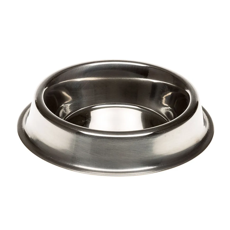 Gamelle en acier inoxydable relevé antidérapant chiens chats ferplast supernova