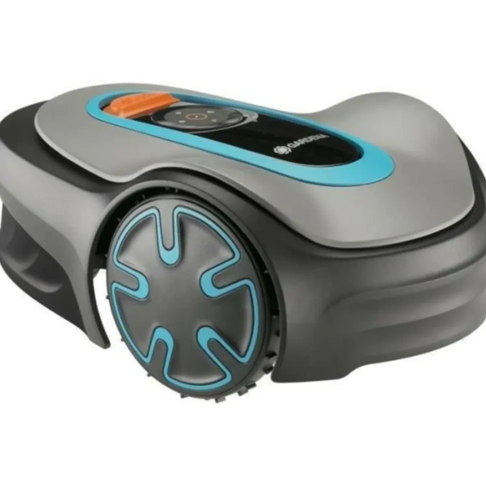GARDENA - Tondeuse a gazon robot sileno minimo 250 – connexion bluetooth – surface tonte max 250m² – triple lames pivotantes (1520