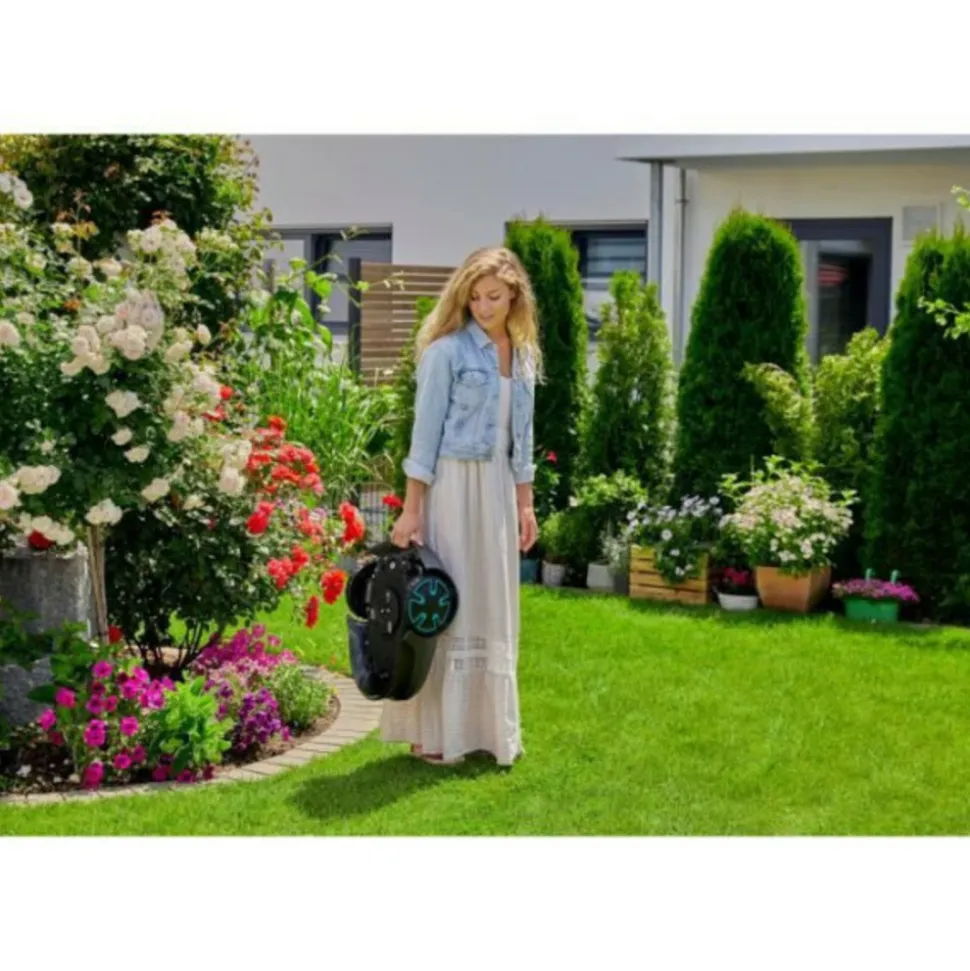 GARDENA - Tondeuse a gazon robot sileno minimo 250 – connexion bluetooth – surface tonte max 250m² – triple lames pivotantes (1520