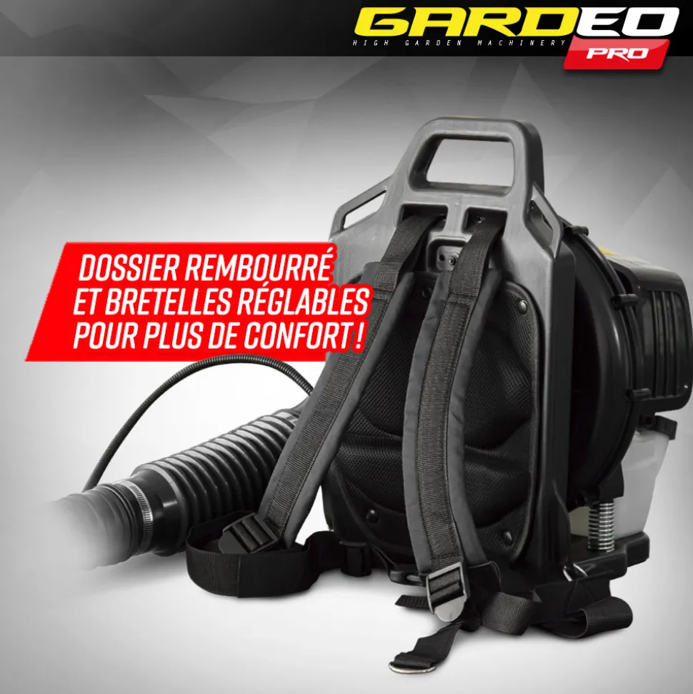 GARDEO PRO - Souffleur thermique dorsal 52cc - 281km/h - gardeo pro