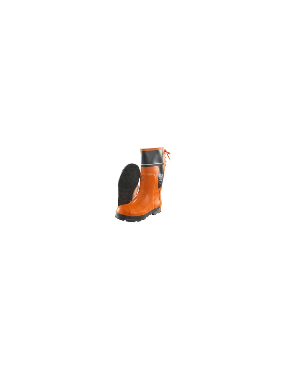 GÉNÉRIQUE - Bottes forestière de taille 42, classe 2 coque métal caoutchouc vulcanisé.