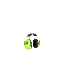 GÉNÉRIQUE - Casque anti-bruit 3m™ peltor™ modèle kid vert néon, type serre-tête et destiné à un usage enfants de 1 à 7 ans, 27db, 175g.