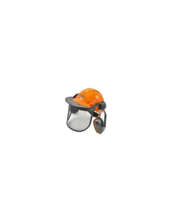 GÉNÉRIQUE - Casque forestier comprenant un casque (en397), un anti-bruit 23 db (en352-3), une visière grillagée (en1731 s). Normes en352-3,