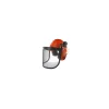 GÉNÉRIQUE - Casque pour travaux de tronçonnage comprenant casque (en397), anti-bruit 30 db (en352-3) et visière grillagée (en1731 s) avec pr
