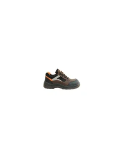 GÉNÉRIQUE - Chaussures de sécurité coupe basse, tige cuir, nubuck et cordura, doublure mesh 3d, semelle pu, embout et semelle acier. Iso 203
