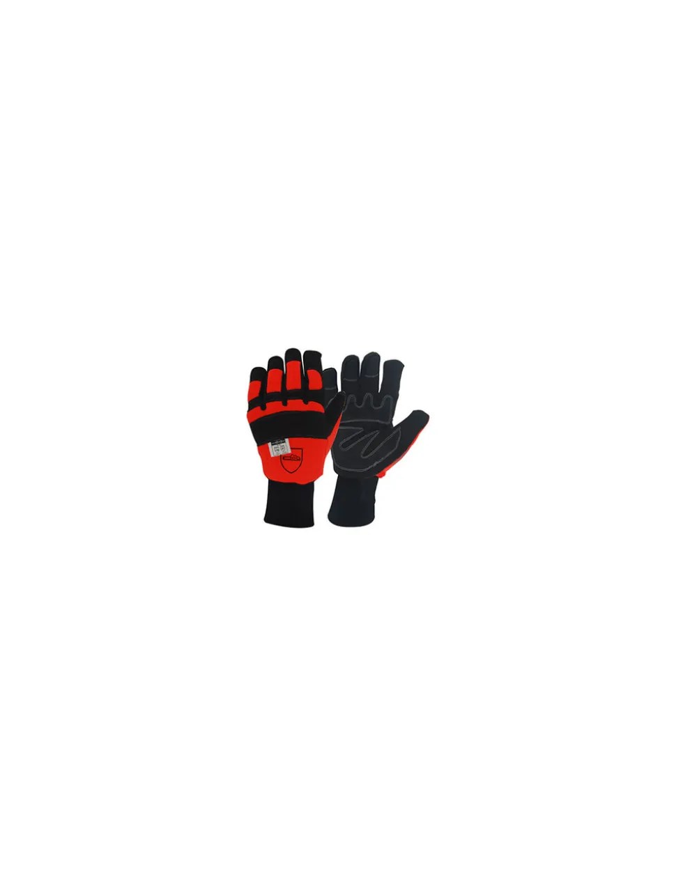 GÉNÉRIQUE - Gants de tronçonnage hiver taille 9/m, avec protection du dos de la main sur le gant gauche. Norme en381 - classe 0, en388 - 222