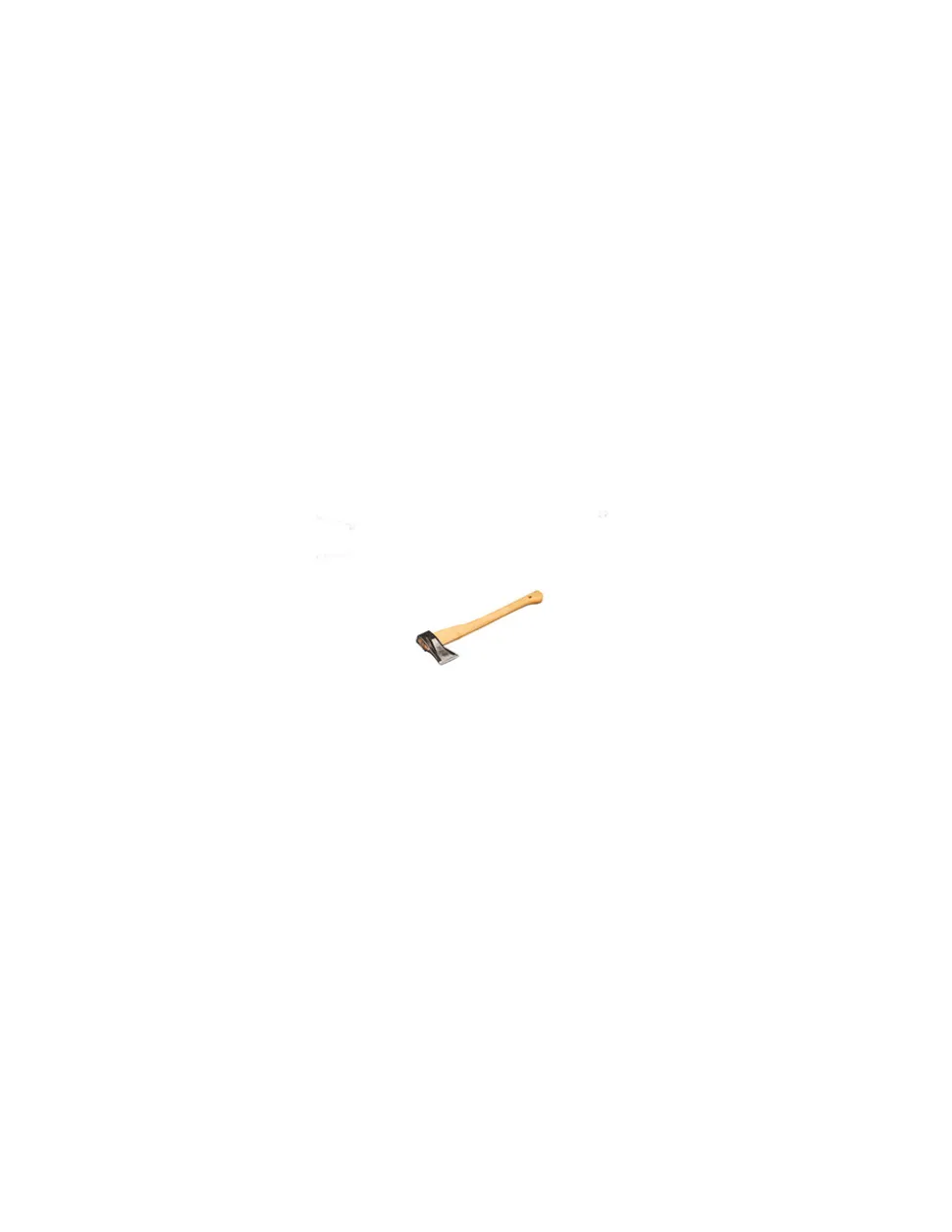 GÉNÉRIQUE - Hâche à refendre forgée de haute qualité. Manche en pied de boeuf en frêne. Longueur: 600mm - poids: 1500g