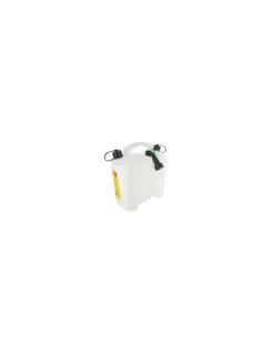 GÉNÉRIQUE - Jerrican double usage tecomec, blanc, d'une contenance de 3 + 6 litres. Norme un: 3h1w/y/150/d