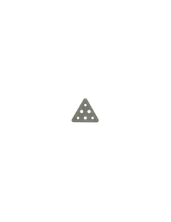 GÉNÉRIQUE - Lame triangulaire adaptable pour tondeuse kynast. L: 70x70mm. Remplace origine: 3r1306