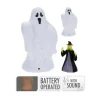 GÉNÉRIQUE - Lanterne halloween 14 cm avec modèles assortis led et son.
