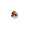 GÉNÉRIQUE - Pack multisystème forestièr 3m™ peltor™ avec casque modèle h700 ventilé orange avec harnais à crémaillère et basane synthétique,