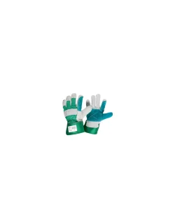 GÉNÉRIQUE - Paire de gants de manutention en croute de vachette, doublée coton, de taille 10/l. Norme ce en420 et en388 - 3133x.
