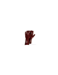 GÉNÉRIQUE - Paire de gants pvc protection acide, taille 10/l. Pour manipulation de produits liquides, chimiques et pétroliers. Normes ce en4