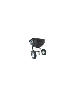 GÉNÉRIQUE - Épandeur rotatif à tracter capacité maximale 56 kg avec débit réglable, largeur d'épandage de 2,5 à