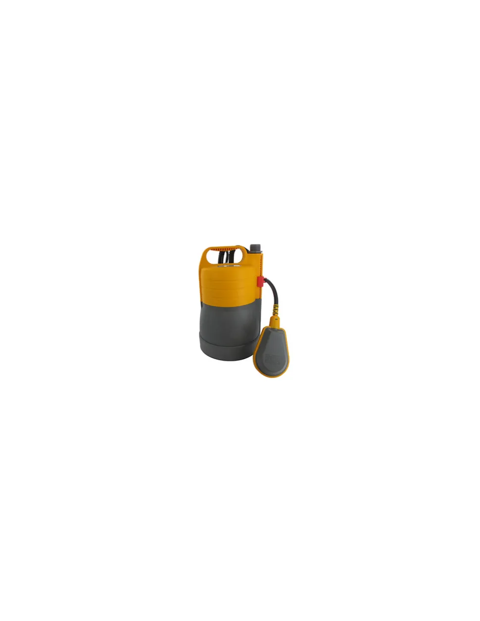 GÉNÉRIQUE - Pompe d'évacuation pour eaux claires et eaux chargées avec base réversible rapide (sans outil). Débit 4500 l/h. Pression 0,5 bar