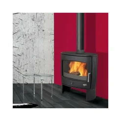GODIN - Poêle à bois fonte-eclipse-8 kw-peint anthracite godin - 388118