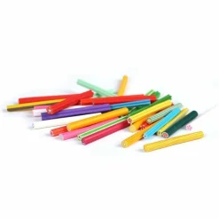 GRAINE CRÉATIVE - 20 mini canes pâte polymère à trancher 5 x 0,5 cm - fruits